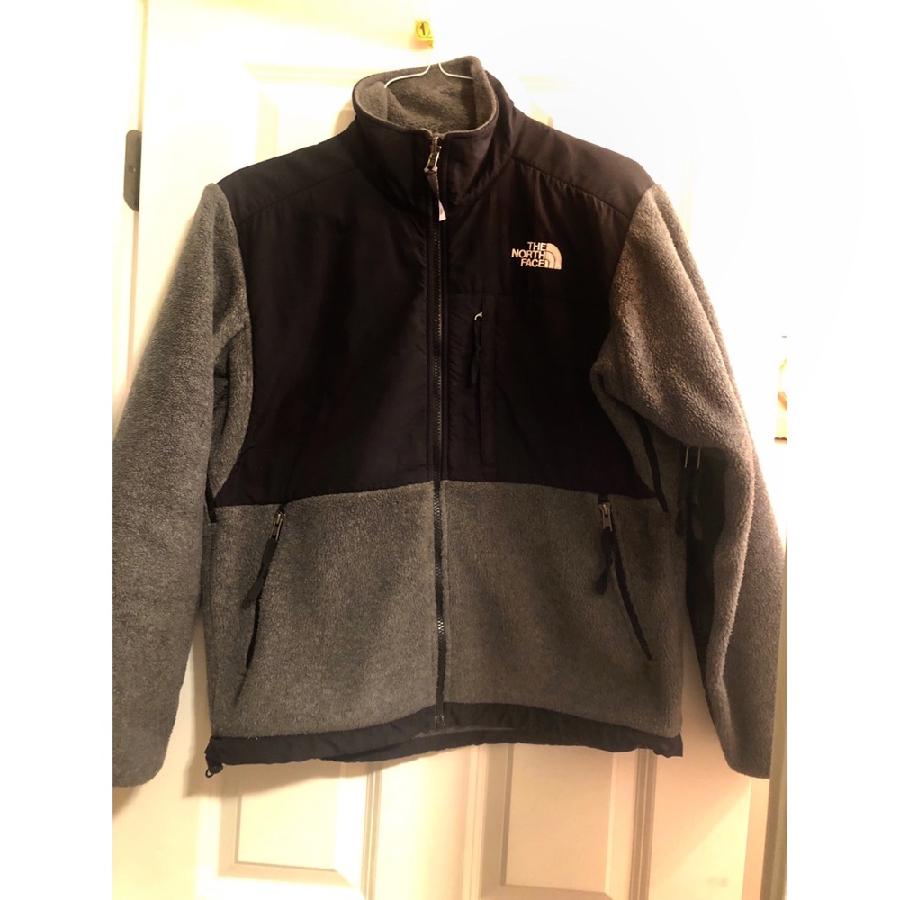 The North Face Denali/fleece grey and black jacket